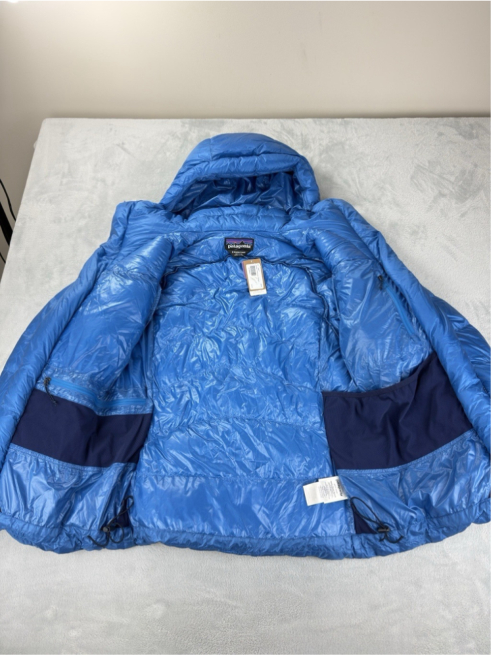 Patagonia Nwt Fitz Roy Down Parka Women Sz Small Endless Blue 84577 Style Number - Picture 4 of 16